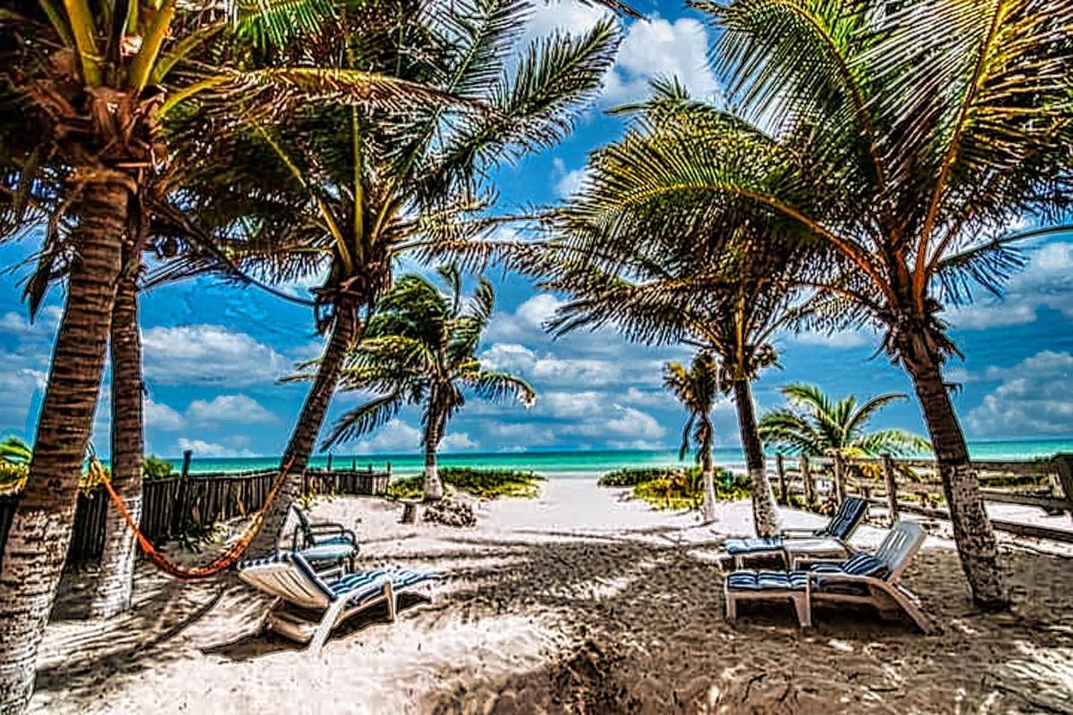 Beachfront Hacienda Del Cuyo Groundfloor 외부 사진