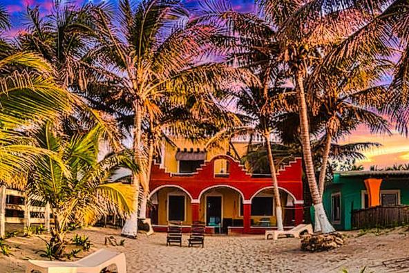 Beachfront Hacienda Del Cuyo Groundfloor 외부 사진